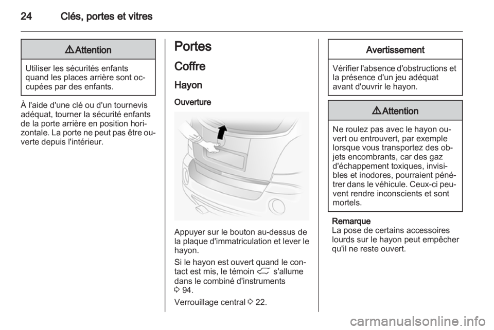 OPEL ANTARA 2012.5  Manuel dutilisation (in French) 