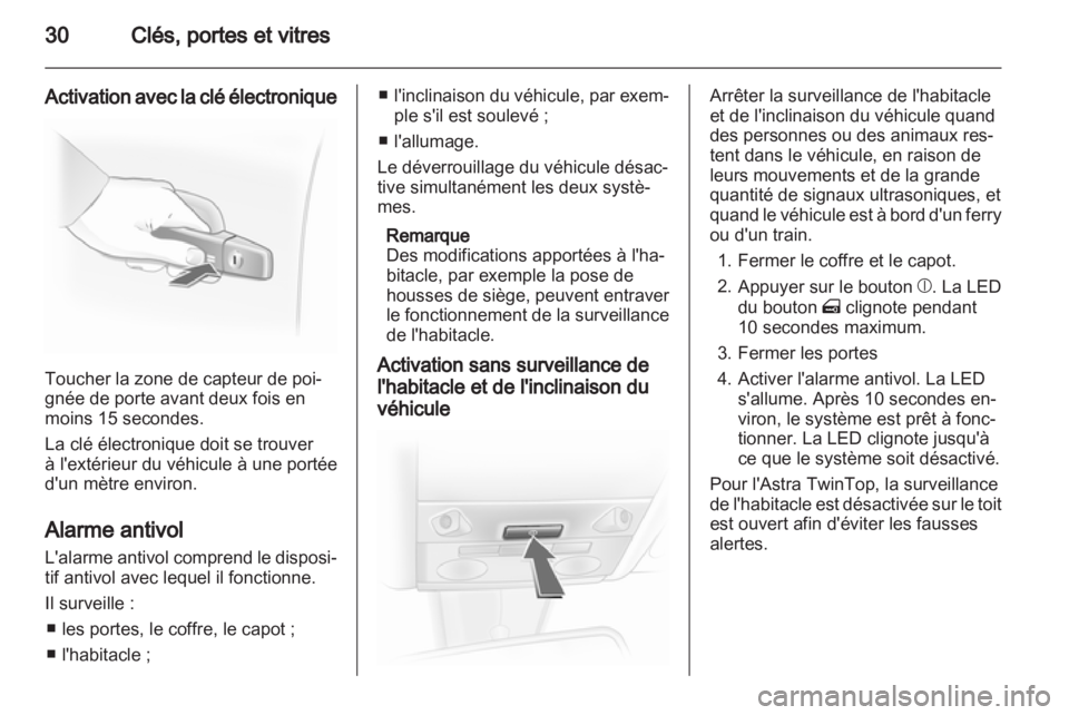 OPEL ASTRA H 2010.5 Manuel dutilisation (in French) OPEL ASTRA H 2010.5 Manuel dutilisation (in French)