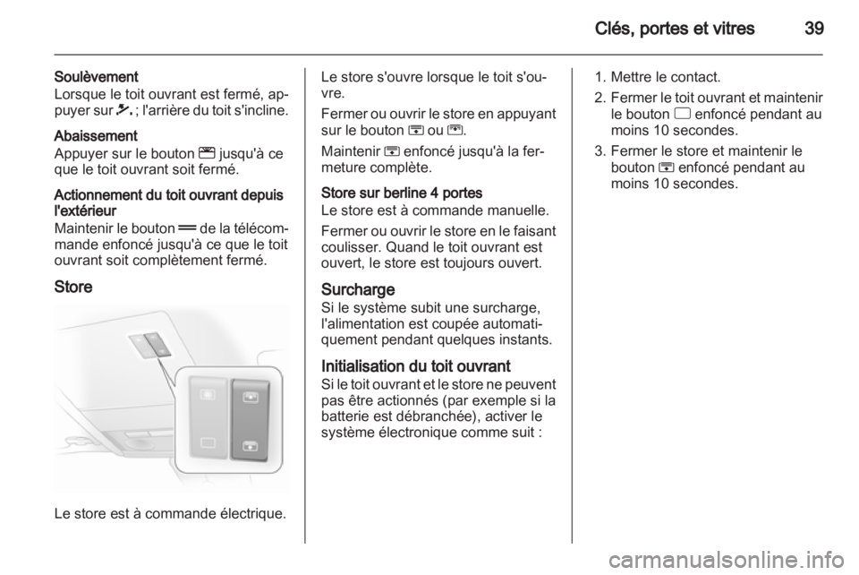 OPEL ASTRA H 2010.5 Manuel dutilisation (in French) OPEL ASTRA H 2010.5 Manuel dutilisation (in French)