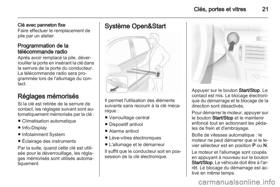 OPEL ASTRA H 2011  Manuel dutilisation (in French) 