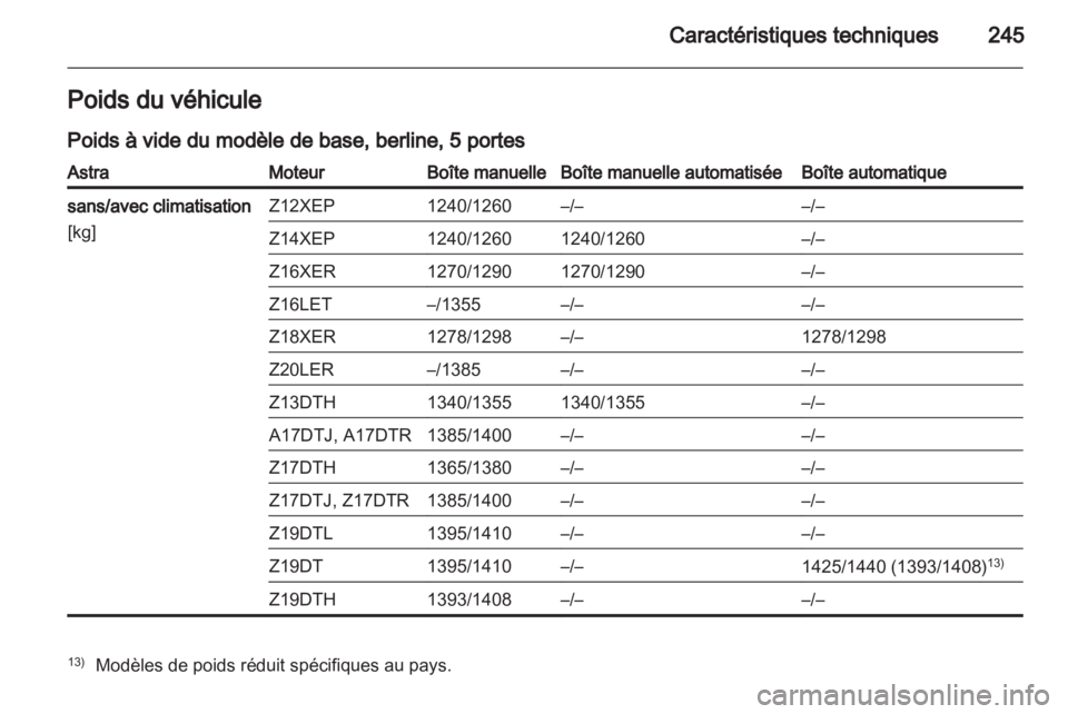 OPEL ASTRA H 2011 Manuel dutilisation (in French) OPEL ASTRA H 2011 Manuel dutilisation (in French)