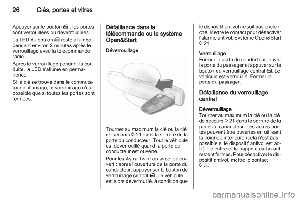 OPEL ASTRA H 2011  Manuel dutilisation (in French) 