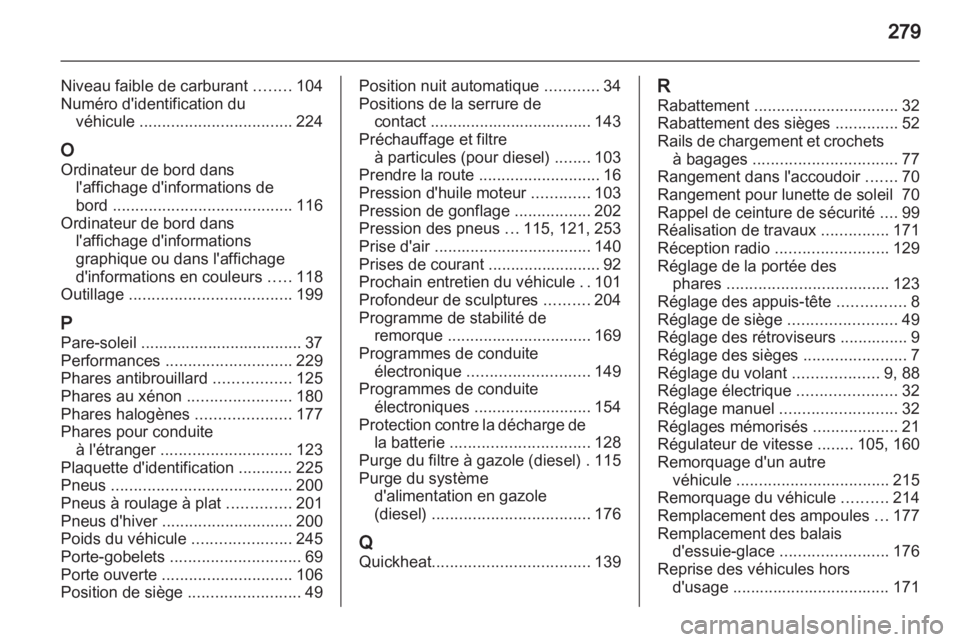 OPEL ASTRA H 2011  Manuel dutilisation (in French) 