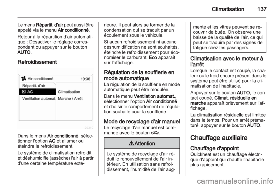 OPEL ASTRA H 2013  Manuel dutilisation (in French) 