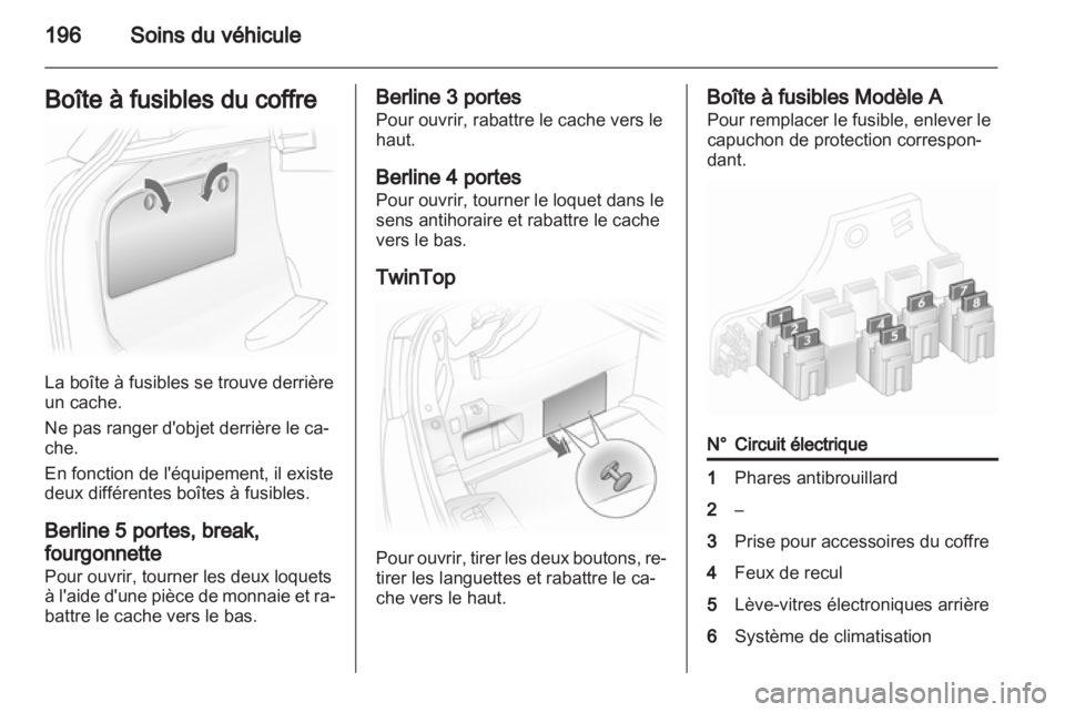 OPEL ASTRA H 2013  Manuel dutilisation (in French) 