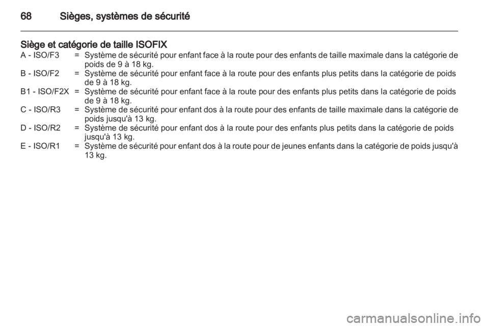 OPEL ASTRA H 2013 Manuel dutilisation (in French) OPEL ASTRA H 2013 Manuel dutilisation (in French)