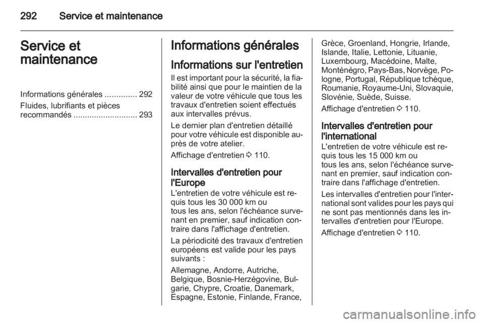 OPEL ASTRA J 2013  Manuel dutilisation (in French) 