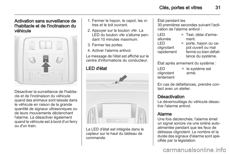 OPEL ASTRA J 2013  Manuel dutilisation (in French) 
