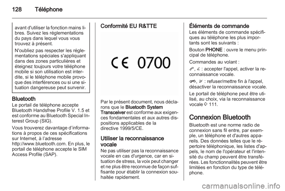 OPEL ASTRA J 2013.5  Manuel multimédia (in French) 
