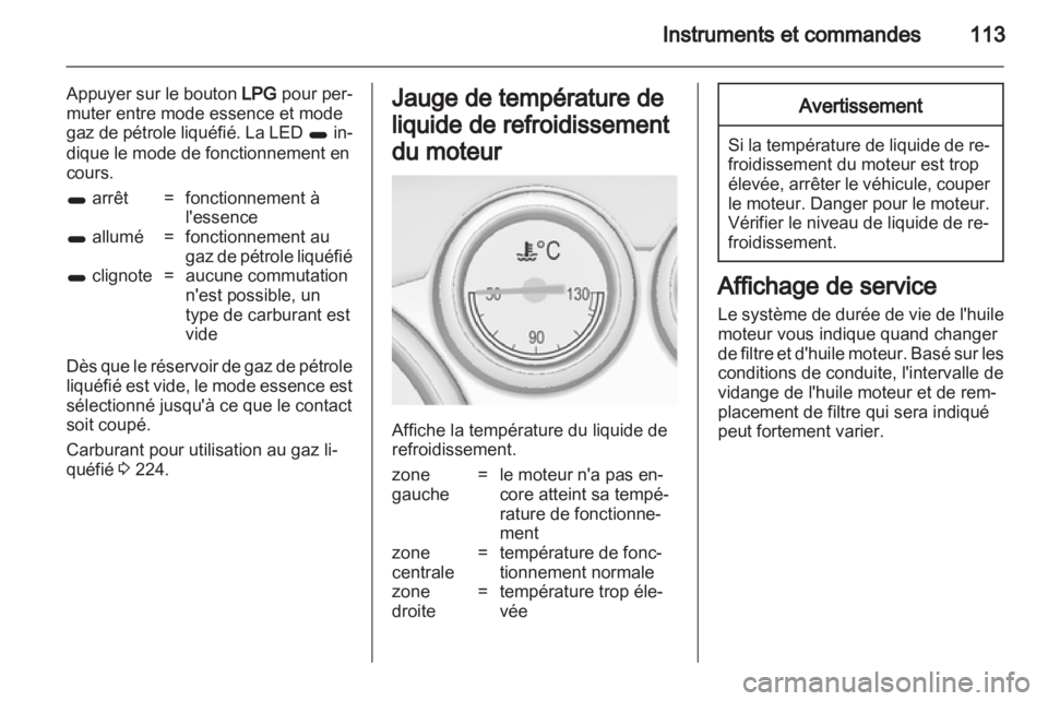 OPEL ASTRA J 2013.5 Manuel dutilisation (in French) OPEL ASTRA J 2013.5 Manuel dutilisation (in French)