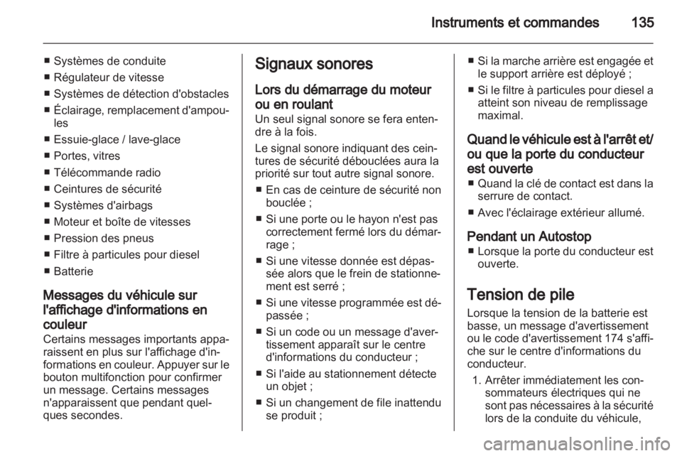 OPEL ASTRA J 2013.5  Manuel dutilisation (in French) 