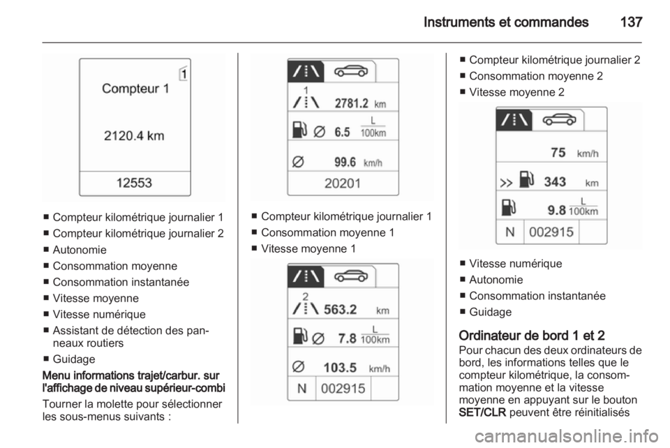 OPEL ASTRA J 2013.5  Manuel dutilisation (in French) 