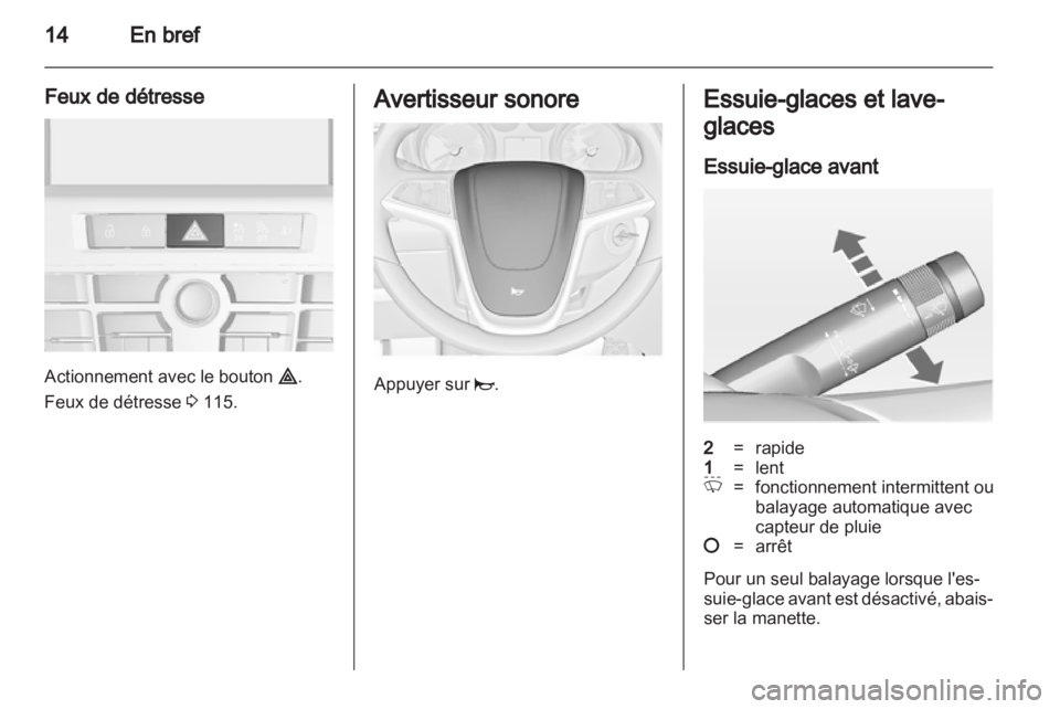 OPEL ASTRA J GTC 2012.5  Manuel dutilisation (in French) 