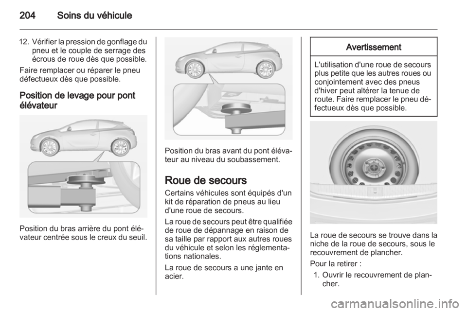 OPEL ASTRA J GTC 2012.5  Manuel dutilisation (in French) 