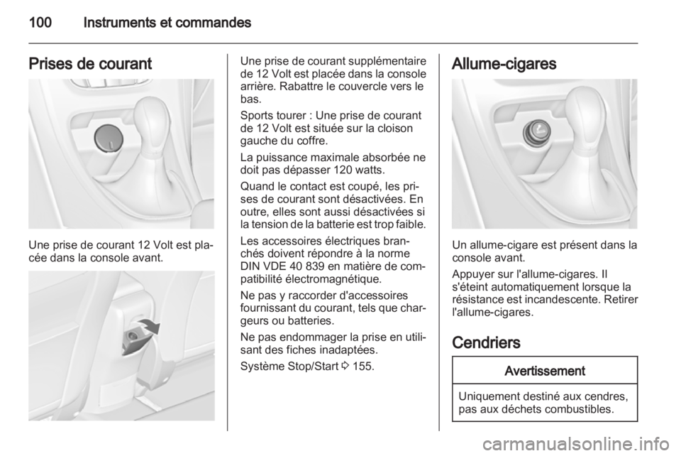 OPEL ASTRA J HB5 & ST 2012 Manuel dutilisation (in French) OPEL ASTRA J HB5 & ST 2012 Manuel dutilisation (in French)