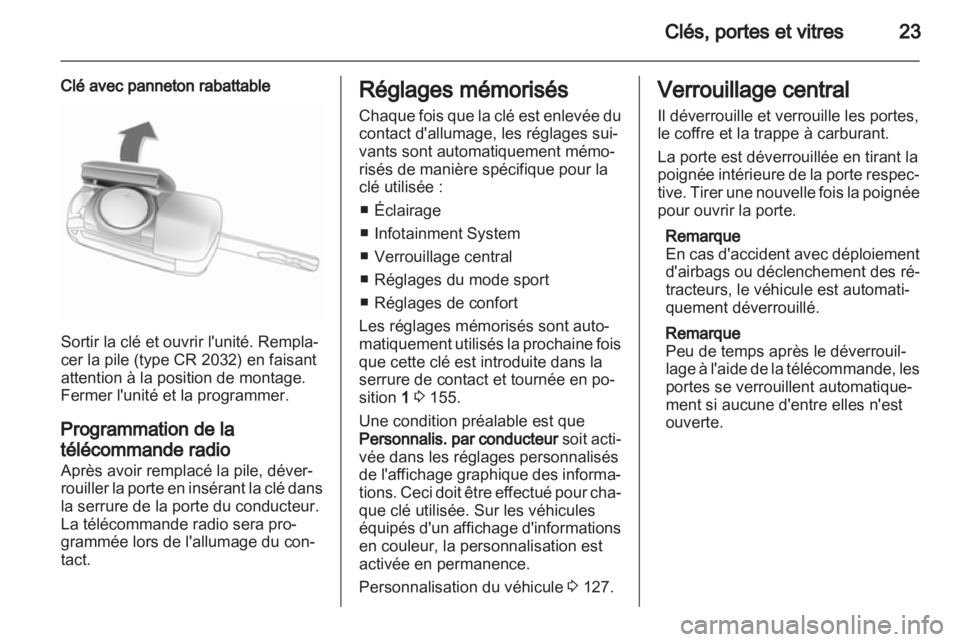 OPEL ASTRA J HB5 & ST 2012.5 Manuel dutilisation (in French) OPEL ASTRA J HB5 & ST 2012.5 Manuel dutilisation (in French)