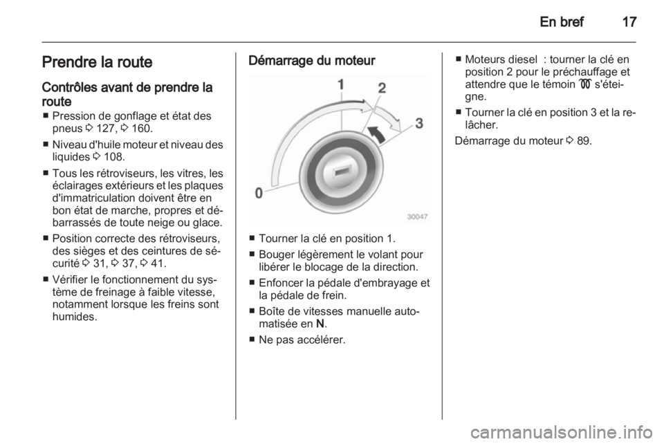 OPEL COMBO 2011.5 Manuel dutilisation (in French) OPEL COMBO 2011.5 Manuel dutilisation (in French)