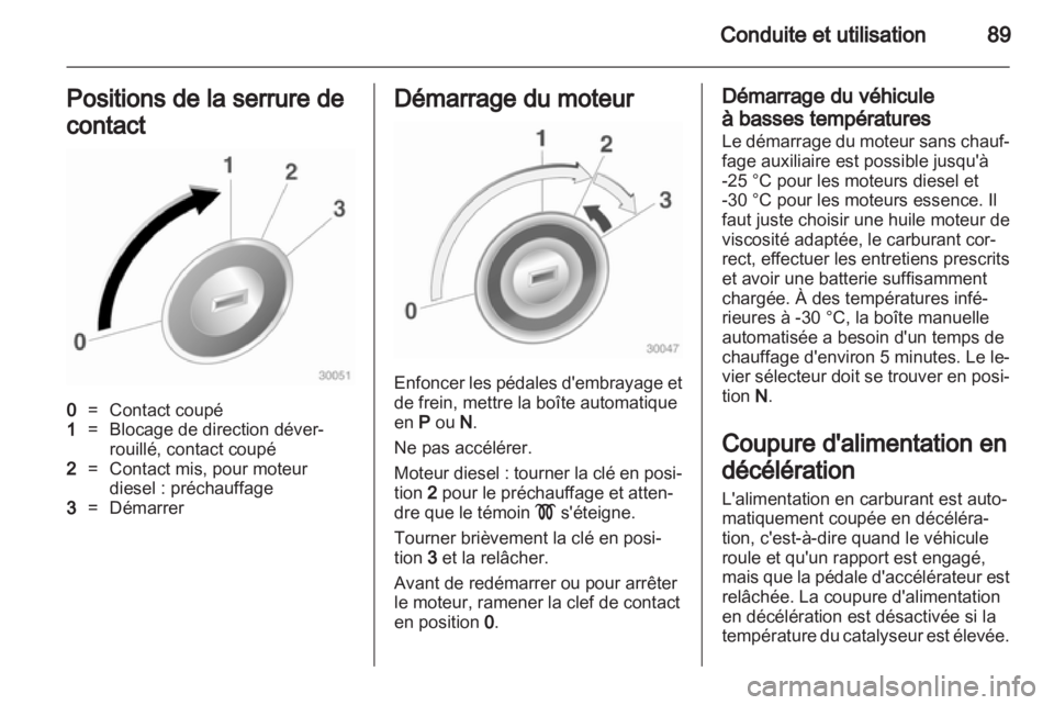 OPEL COMBO 2011.5 Manuel dutilisation (in French) OPEL COMBO 2011.5 Manuel dutilisation (in French)