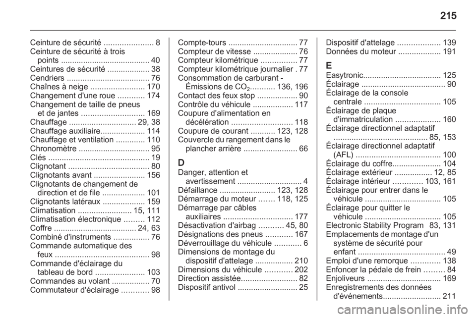 OPEL CORSA 2010.5  Manuel dutilisation (in French) 