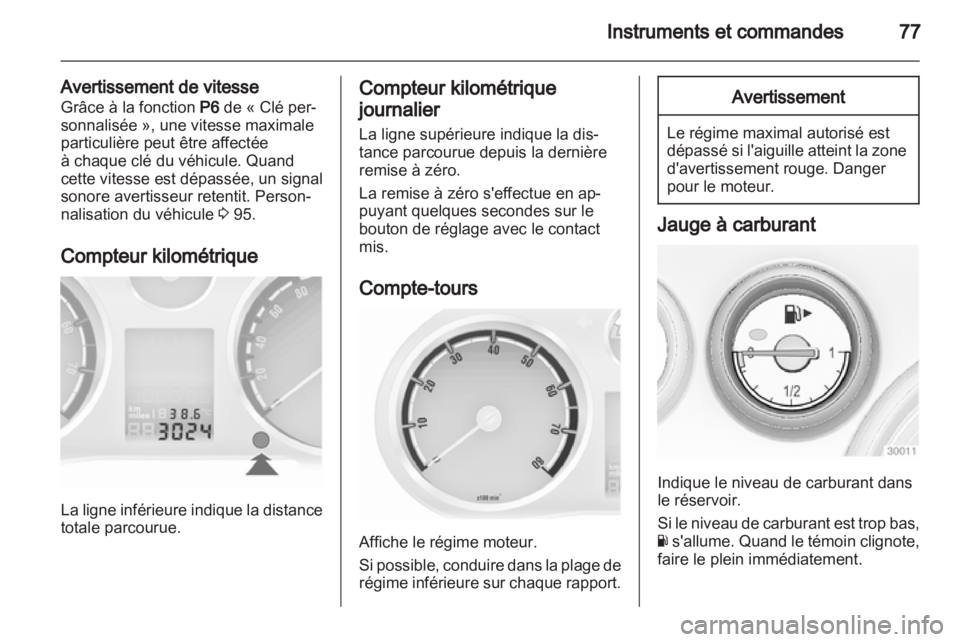 OPEL CORSA 2010.5  Manuel dutilisation (in French) 
