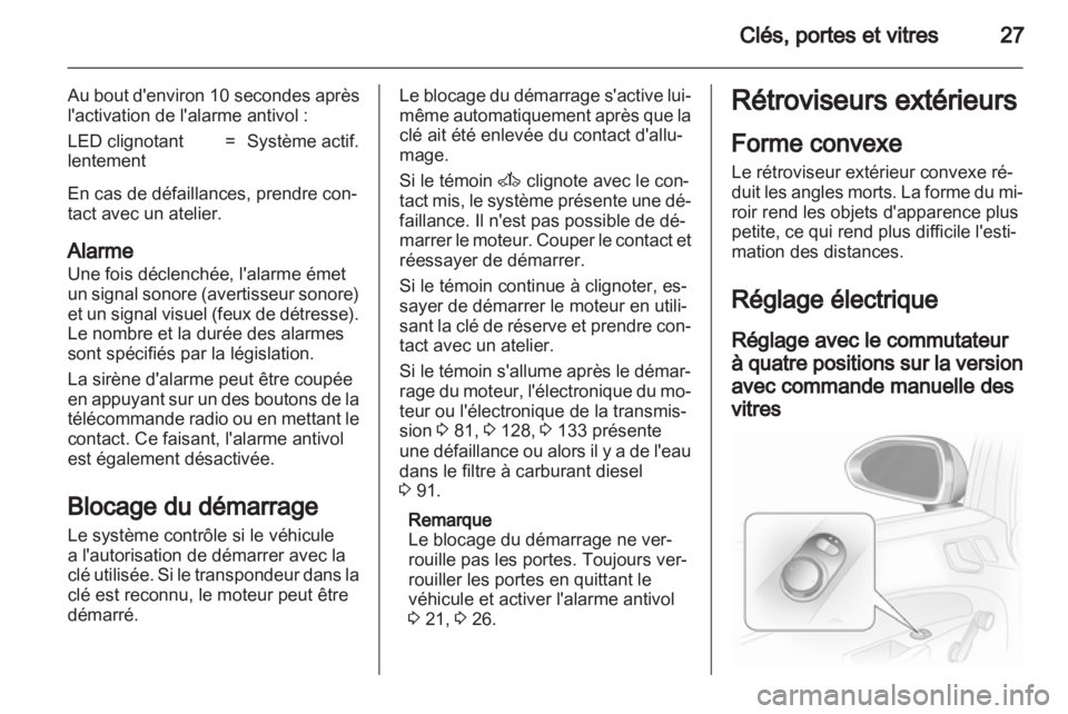 OPEL CORSA 2011  Manuel dutilisation (in French) 