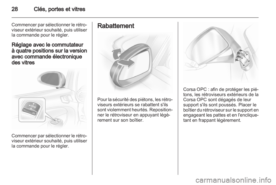 OPEL CORSA 2011  Manuel dutilisation (in French) 