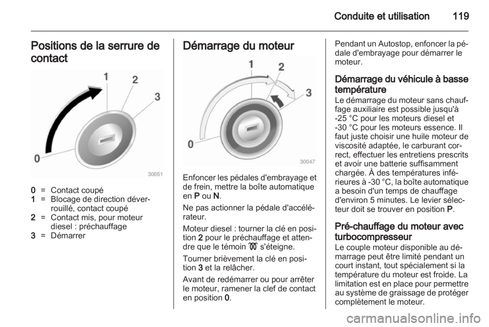 OPEL CORSA 2011.5  Manuel dutilisation (in French) 