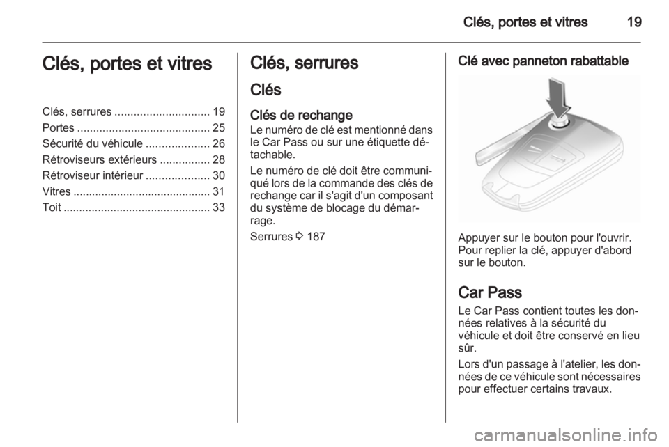 OPEL CORSA 2011.5 Manuel dutilisation (in French) OPEL CORSA 2011.5 Manuel dutilisation (in French)