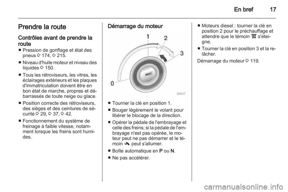 OPEL CORSA 2012  Manuel dutilisation (in French) 