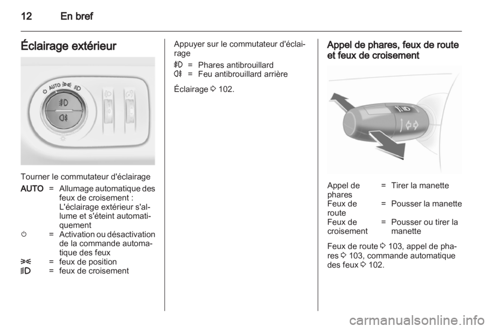 OPEL CORSA 2013  Manuel dutilisation (in French) 