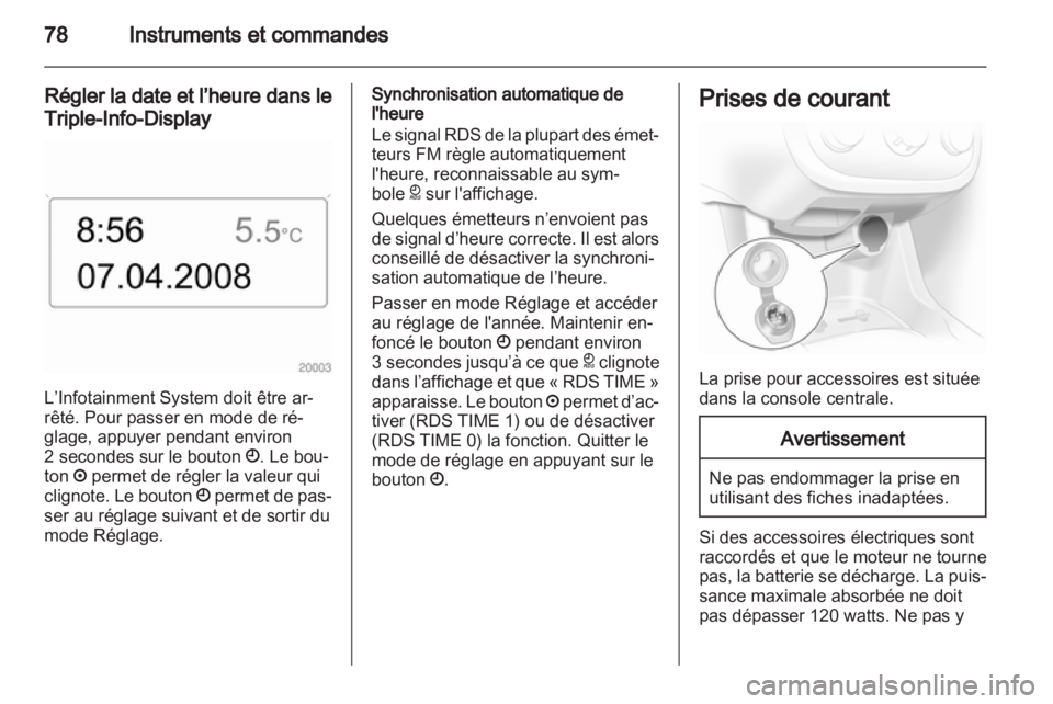 OPEL CORSA 2013  Manuel dutilisation (in French) 