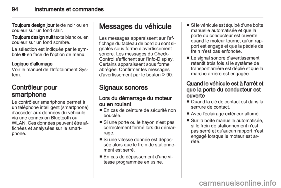 OPEL CORSA 2013 Manuel dutilisation (in French) OPEL CORSA 2013 Manuel dutilisation (in French)