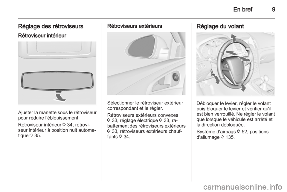 OPEL INSIGNIA 2010  Manuel dutilisation (in French) 