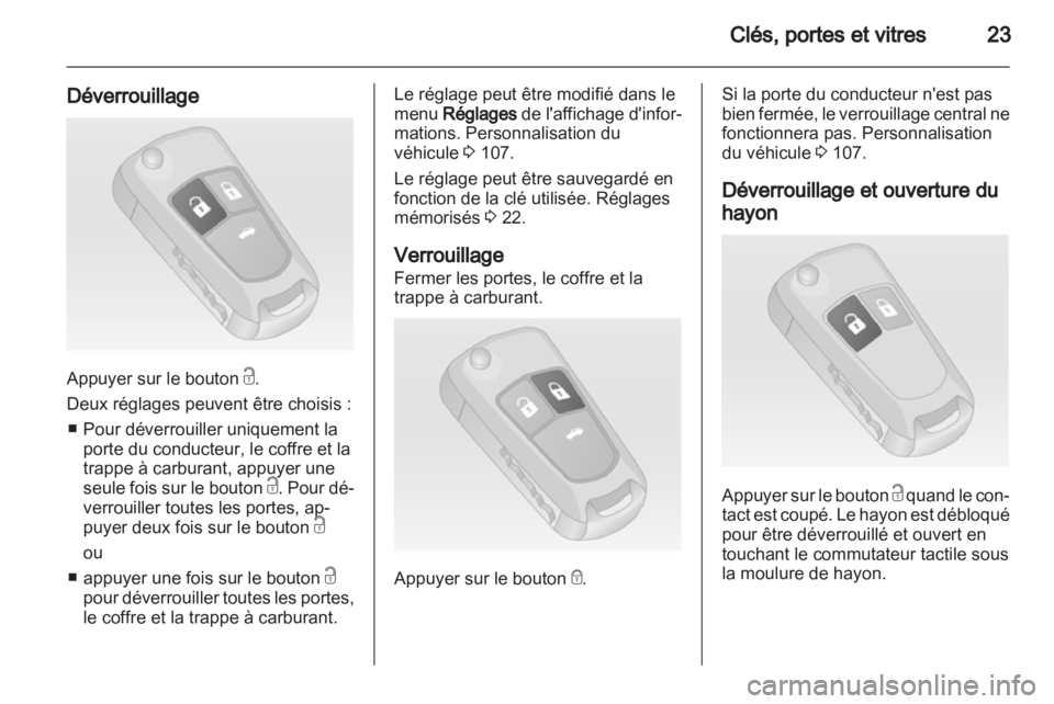 OPEL INSIGNIA 2012  Manuel dutilisation (in French) 