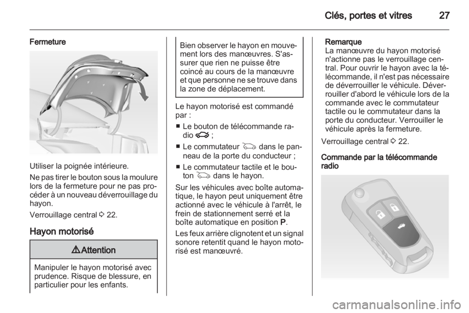 OPEL INSIGNIA 2012  Manuel dutilisation (in French) 