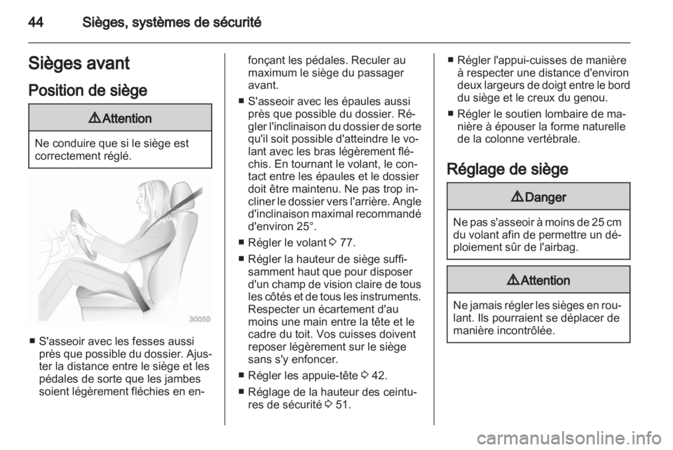 OPEL INSIGNIA 2012  Manuel dutilisation (in French) 