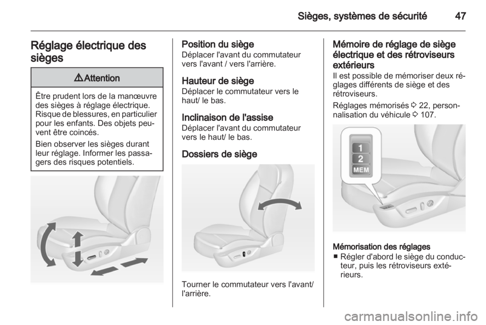 OPEL INSIGNIA 2012  Manuel dutilisation (in French) 