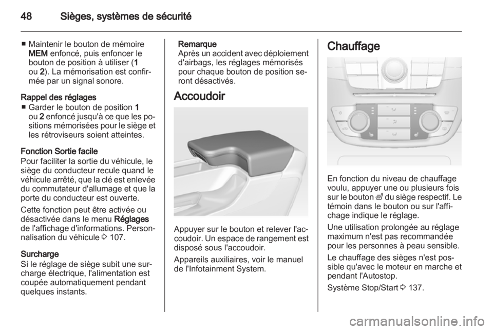 OPEL INSIGNIA 2012  Manuel dutilisation (in French) 