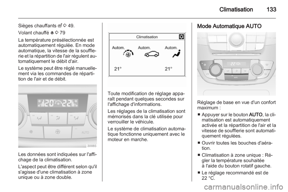 OPEL INSIGNIA 2012.5 Manuel dutilisation (in French) OPEL INSIGNIA 2012.5 Manuel dutilisation (in French)