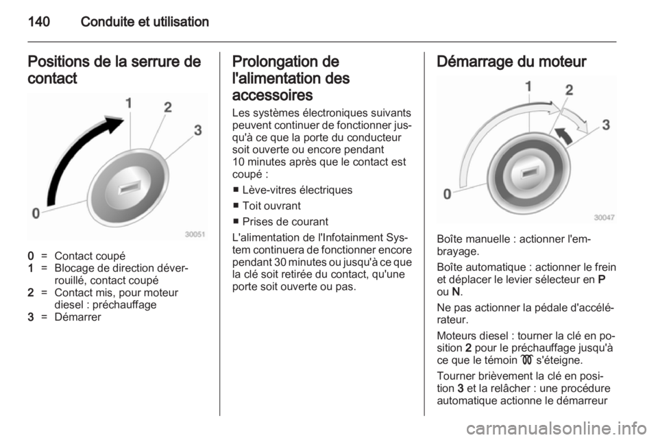 OPEL INSIGNIA 2012.5 Manuel dutilisation (in French) OPEL INSIGNIA 2012.5 Manuel dutilisation (in French)