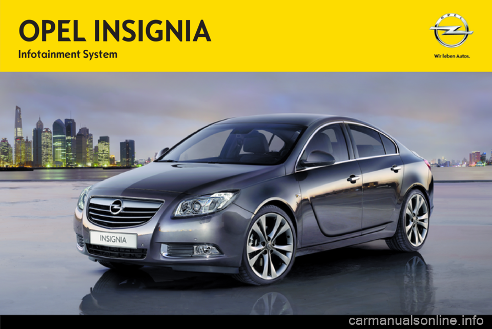 OPEL INSIGNIA 2013  Manuel multimédia (in French) 