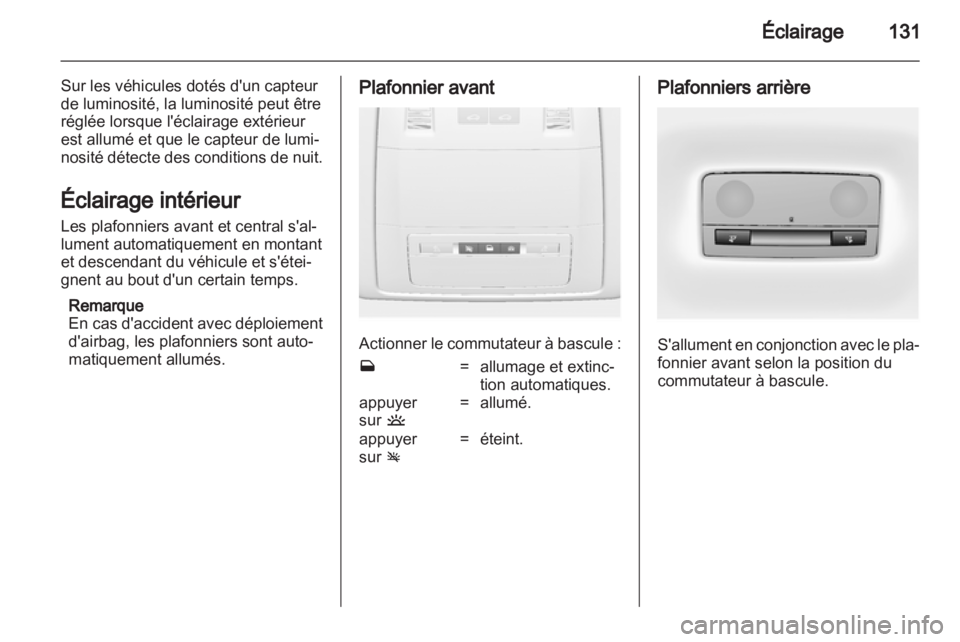 OPEL INSIGNIA 2013  Manuel dutilisation (in French) 