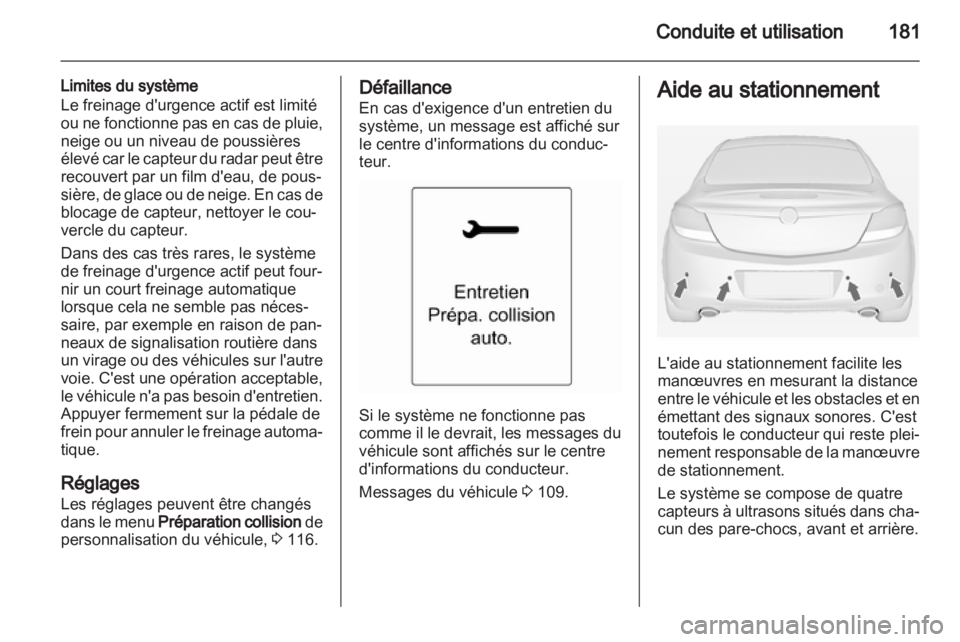 OPEL INSIGNIA 2013 Manuel dutilisation (in French) OPEL INSIGNIA 2013 Manuel dutilisation (in French)