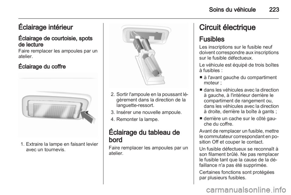OPEL INSIGNIA 2013  Manuel dutilisation (in French) 
