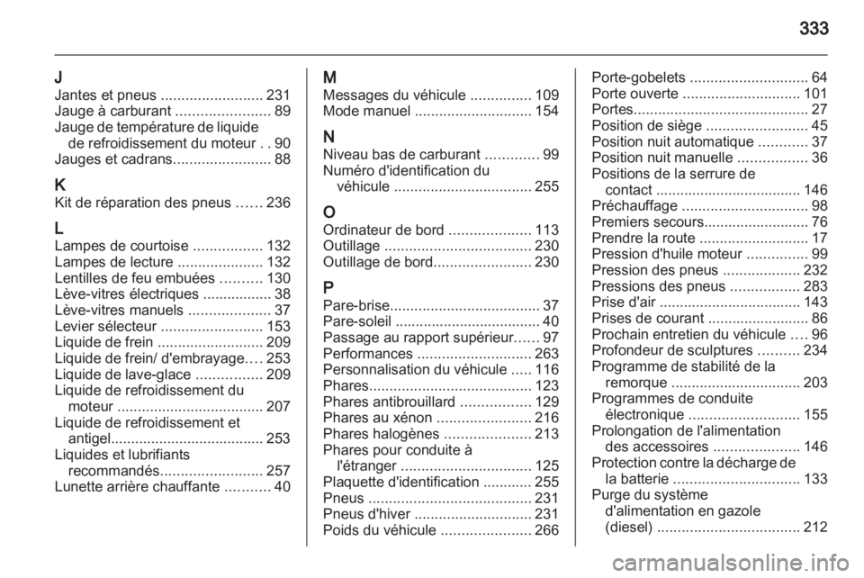 OPEL INSIGNIA 2013  Manuel dutilisation (in French) 