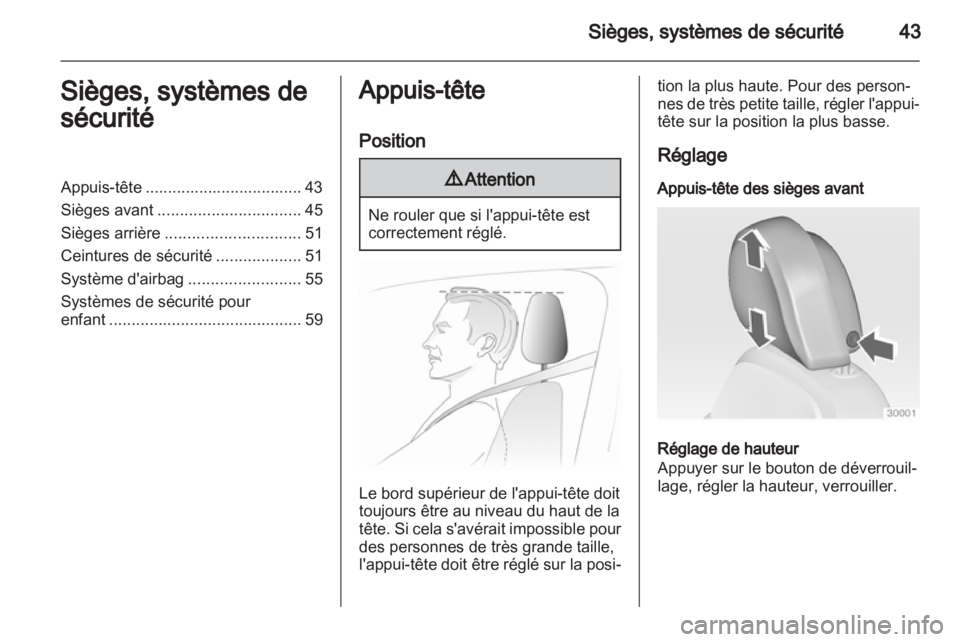 OPEL INSIGNIA 2013  Manuel dutilisation (in French) 