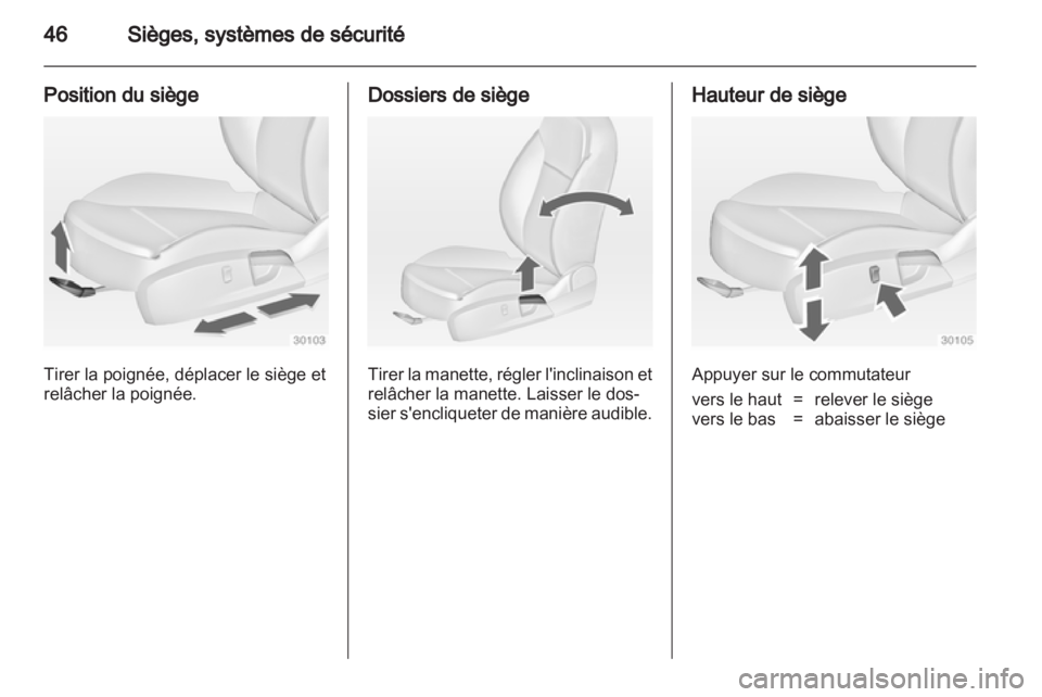 OPEL INSIGNIA 2013  Manuel dutilisation (in French) 