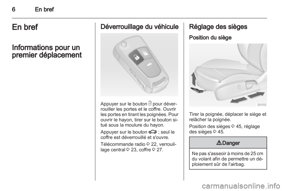 OPEL INSIGNIA 2013  Manuel dutilisation (in French) 