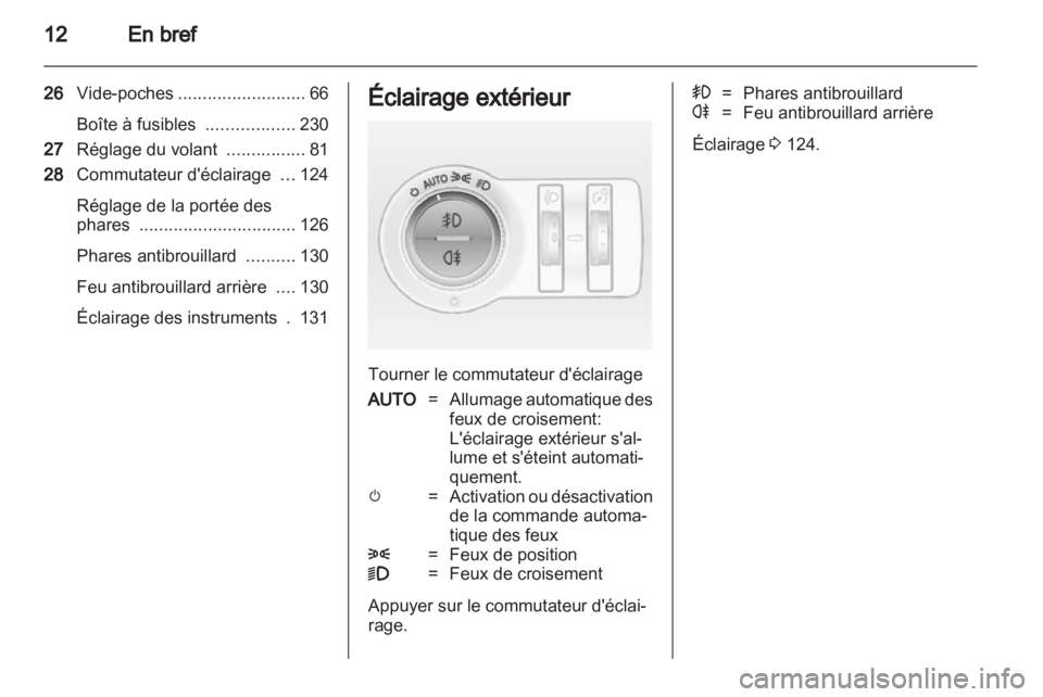 OPEL INSIGNIA 2013.5 Manuel dutilisation (in French) OPEL INSIGNIA 2013.5 Manuel dutilisation (in French)