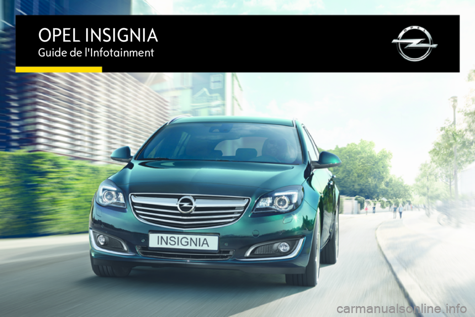 OPEL INSIGNIA 2016  Manuel multimédia (in French) 